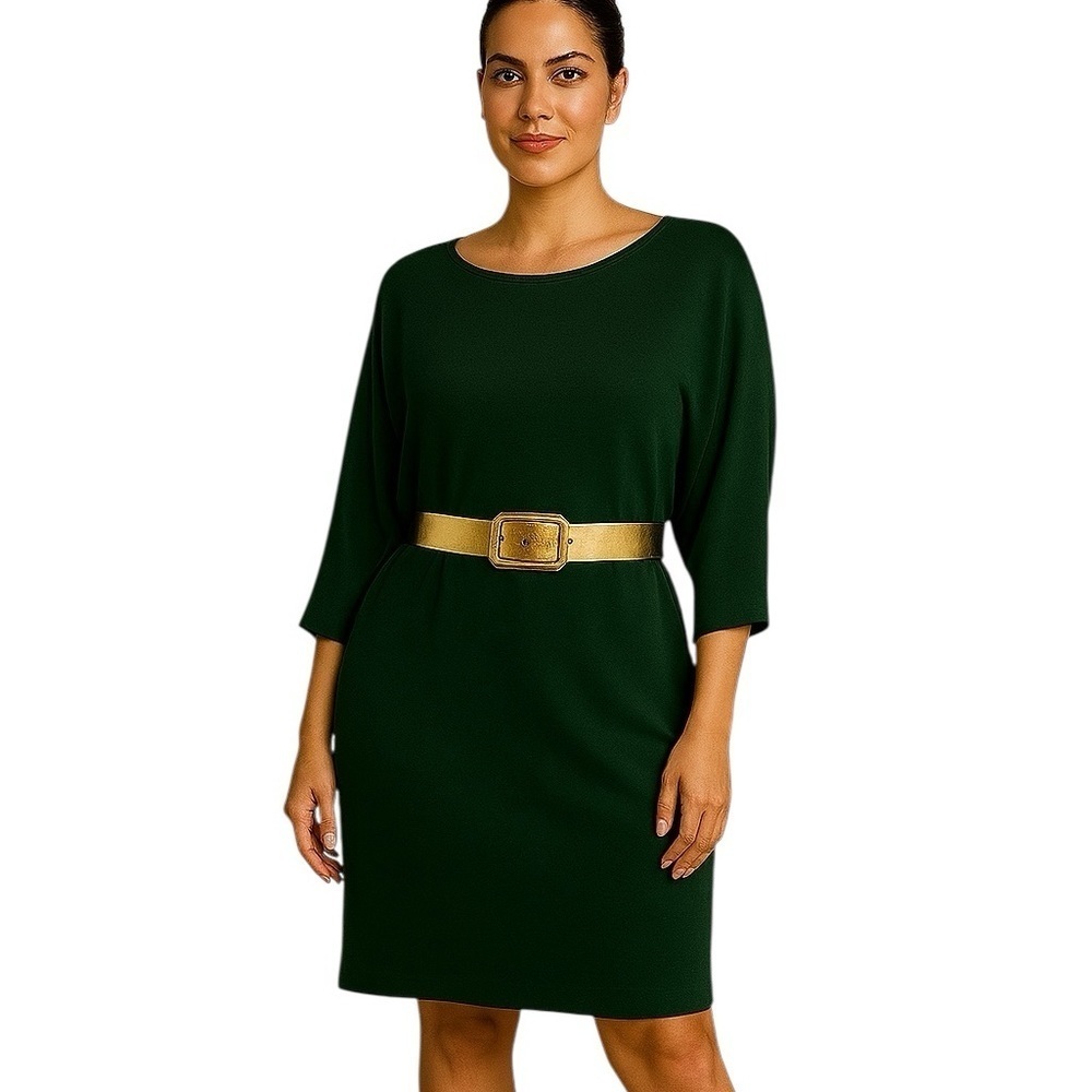 Emerald Green Medium Old Navy Shirtdress Cozy Classic